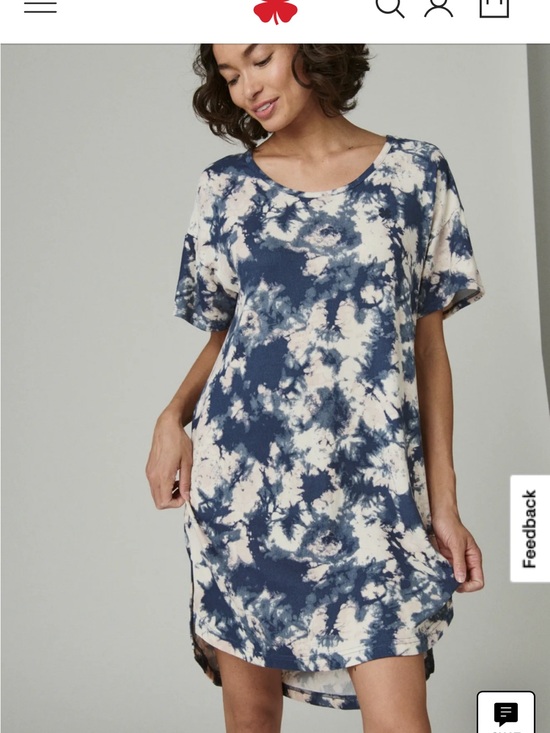 Lucky Brand Other - Lucky Brand Tie Dye Sleep Shirt Nightgown Medium Soft Loungewear